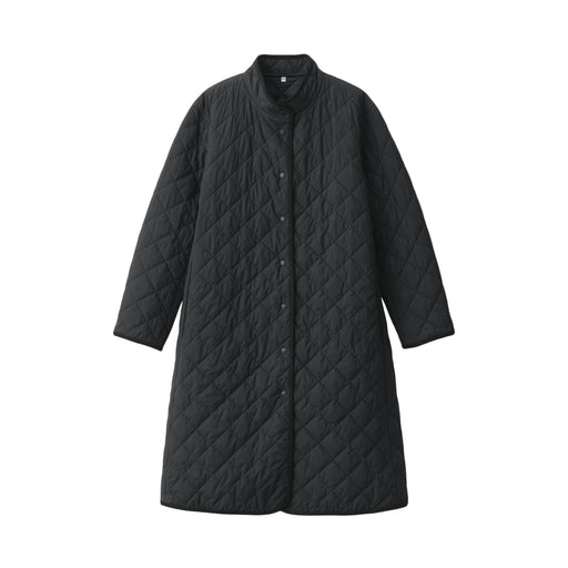 Women's Padding Quilted Coat Black MUJI