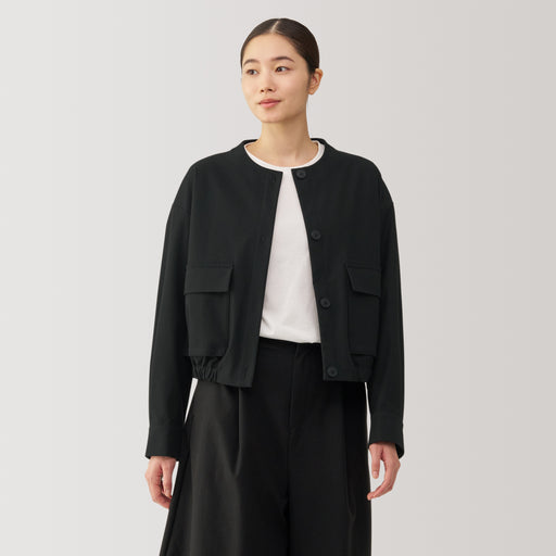 Women's Stretch Brushed Cardigan Jacket MUJI