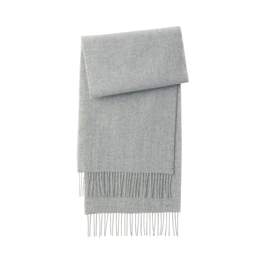 Wool Scarf Gray MUJI