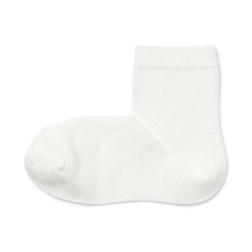 Right Angle 3 Layer Loose Top Short Socks Off White 23-25cm (US W7-9 M5-7.5) MUJI