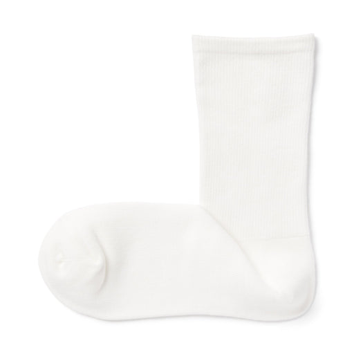 Right Angle Loose Top Tapered Socks Off White 23-25cm (US W7-9 M5-7.5) MUJI