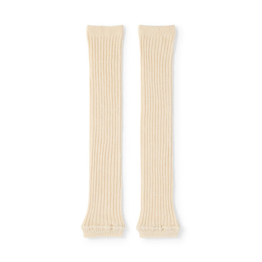 Warm Cotton Leg & Arm Warmers Ivory MUJI