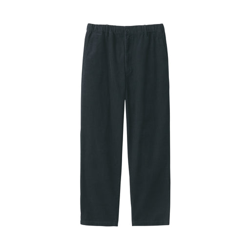 Men's Corduroy Easy Pants Black MUJI