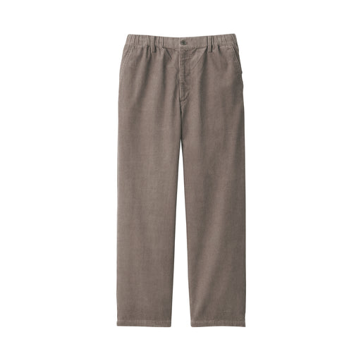 Men's Corduroy Easy Pants Mocha Brown MUJI