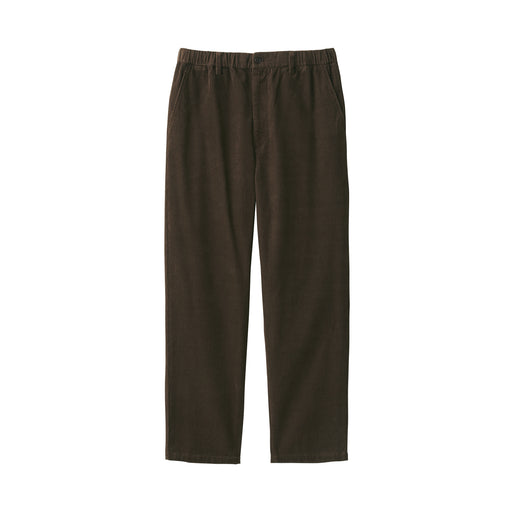 Men's Corduroy Easy Pants Dark Brown MUJI