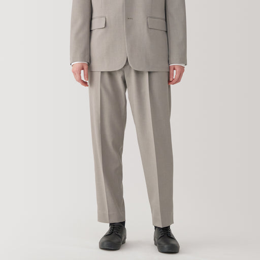 Men's Wrinkle-Free Stretch Single-Dart Pants MUJI