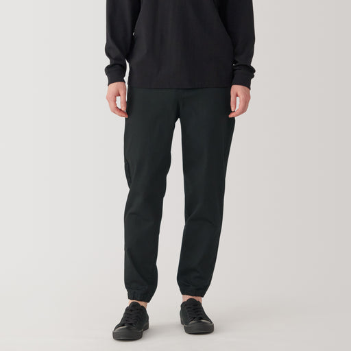 Men's Super Stretchy Denim Jogger Sweatpants - Black MUJI