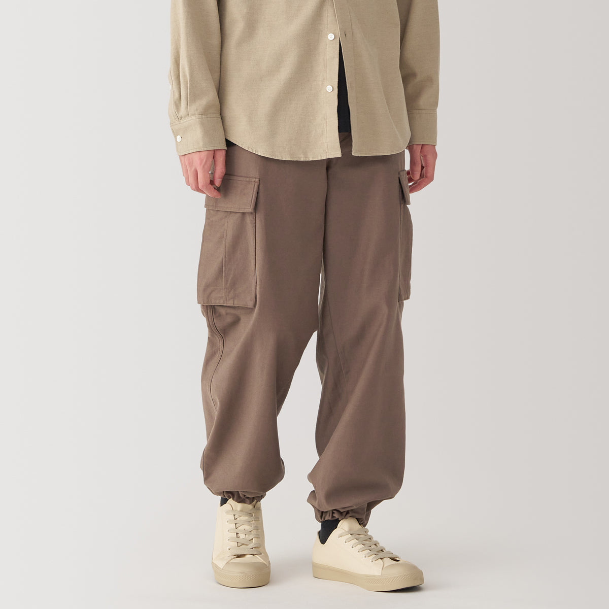 Men's Washed Easy Cargo Pants | Men's Casual Pants | MUJI USA