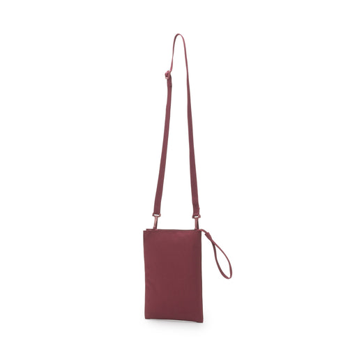 2-Way Water Repellent Mini Sacoche / Crossbody Bag Burgundy MUJI