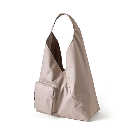 Water Repellent One Shoulder Bag Dark Beige MUJI