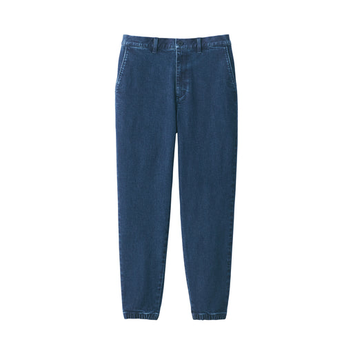 Men's Super Stretchy Denim Jogger Sweatpants Blue MUJI