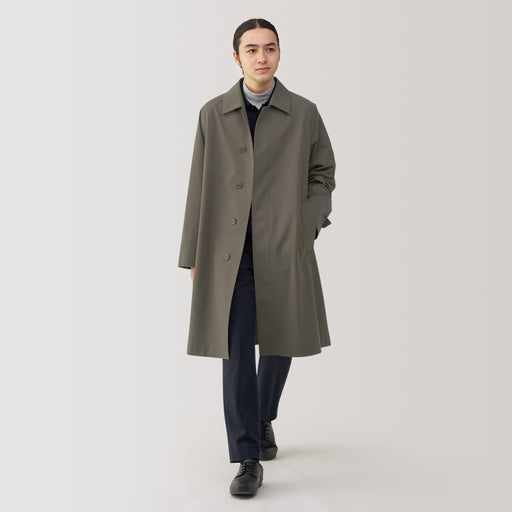 Men's Water Repellent Stand Fall Collar Coat MUJI