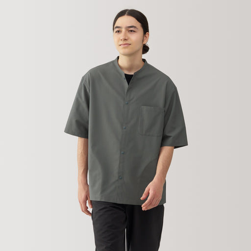 Men's Breathable Half Sleeve Collar Shirt MUJI