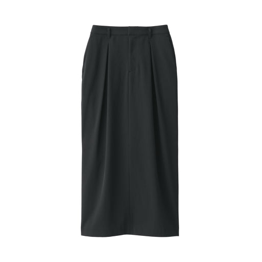 Women's Water Repellent Straight Skirt Black MUJI