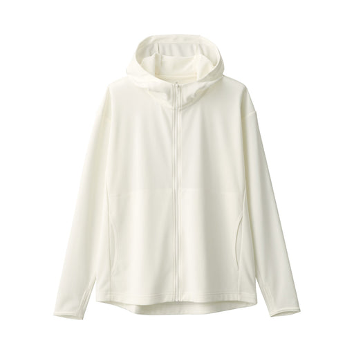 Women's UV Protection Quick Dry Zip Up Hoodie Off White MUJI