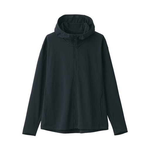 Women's UV Protection Quick Dry Zip Up Hoodie Black MUJI