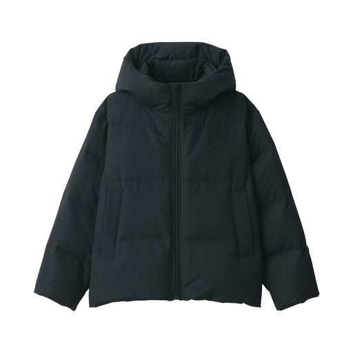 Women's Water Repellent Down Jacket Black MUJI