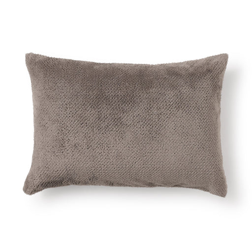 Recycled Polyester Warm Fiber Pillowcase Dark Beige Standard (W16.9 x L24.8") MUJI