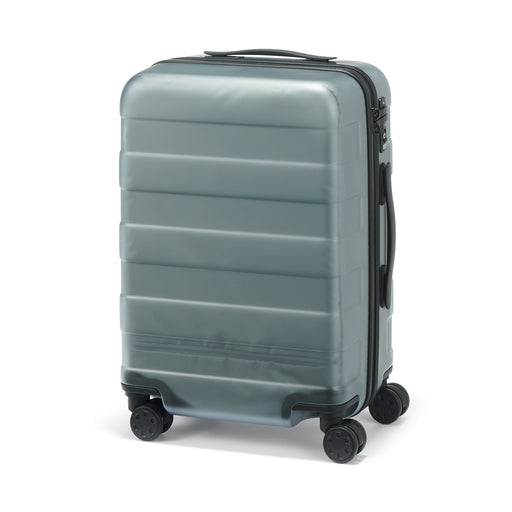 Adjustable Handle Hard Shell Suitcase 36L - Clear | Carry-On Clear MUJI