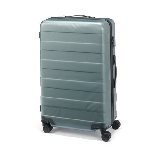 Adjustable Handle Hard Shell Suitcase 75L - Clear | Check-In Clear MUJI