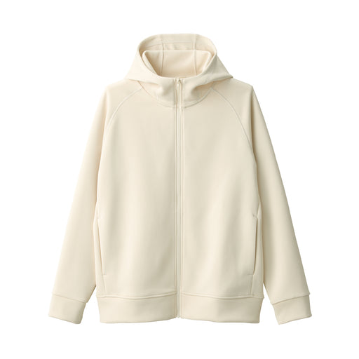 Men's UV Protection Quick Dry Zip Hooded Sweatshirt Ivory MUJI