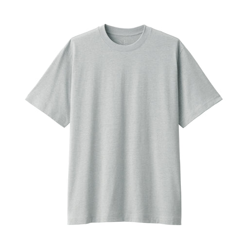 Men's Jersey Crew Neck Short Sleeve T-Shirt Gray MUJI