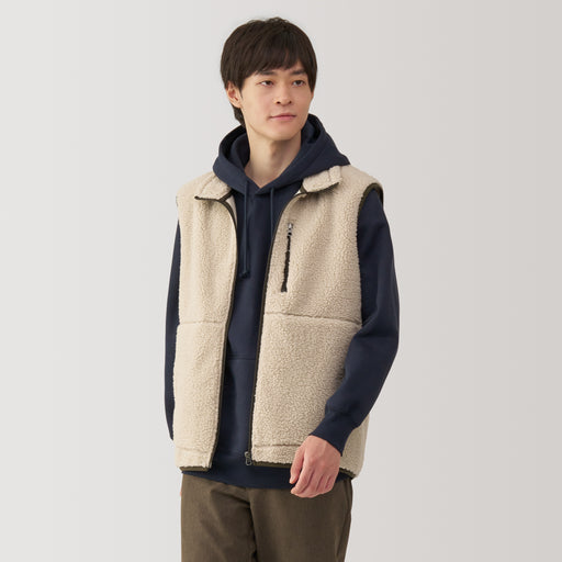 Men's Boa Fleece Vest MUJI