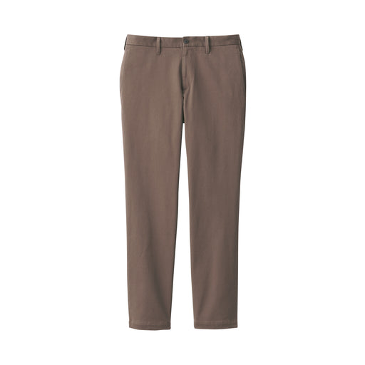 Men's Stretch Chino Slim Pants (L29") Mocha Brown MUJI