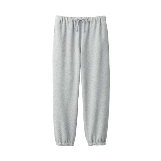 Men's Wide Sweatpants Gray MUJI