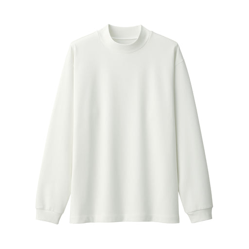 Men's Thermal Mock Neck Long Sleeve T-Shirt Off White MUJI