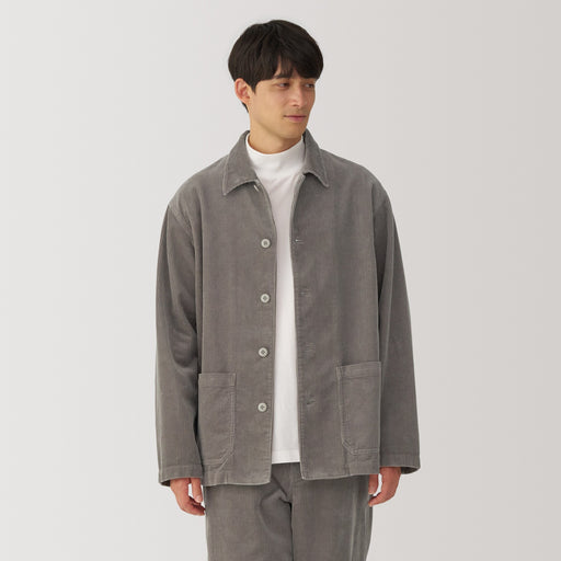 Men's Kapok Blend Corduroy Jacket MUJI