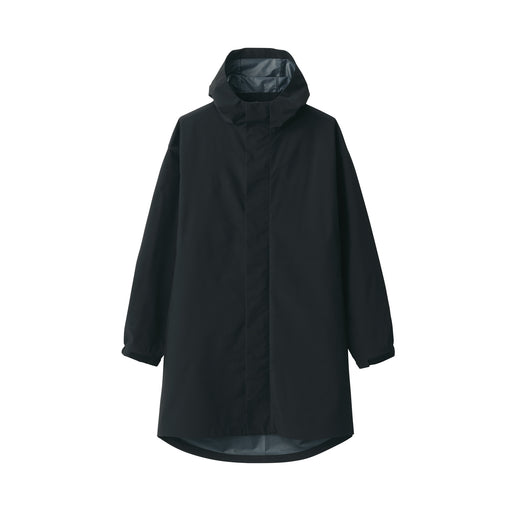 Men's Water Repellent Hooded Coat Black MUJI