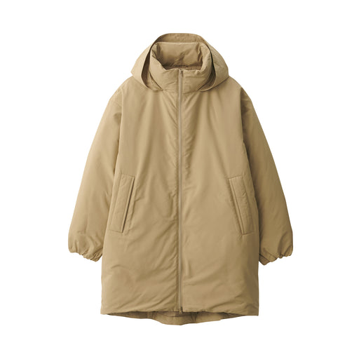 Men's Water Repellent Stand Collar Down Coat Beige MUJI