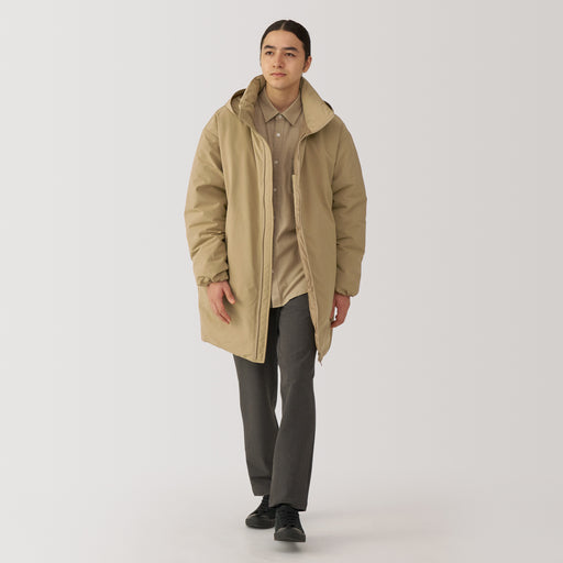 Men's Water Repellent Stand Collar Down Coat MUJI