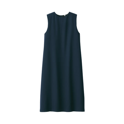 Women's Brushed Jumper Skirt Dark Navy MUJI