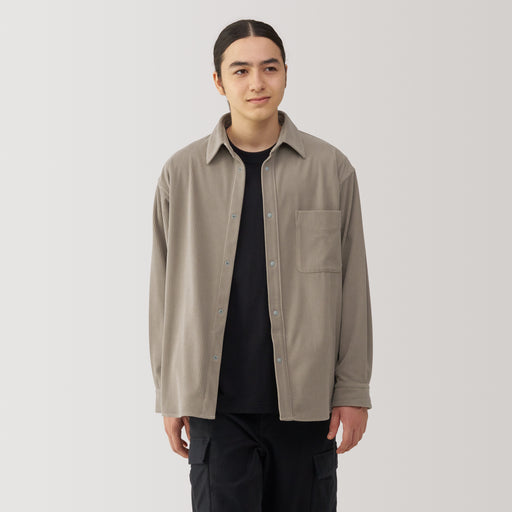 Men's Knit Corduroy Shirt Jacket MUJI