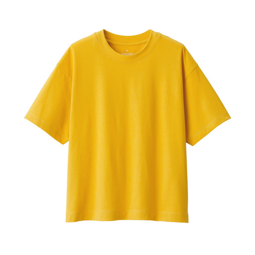 Women's Jersey Crew Neck Short Sleeve T-Shirt Yellow MUJI