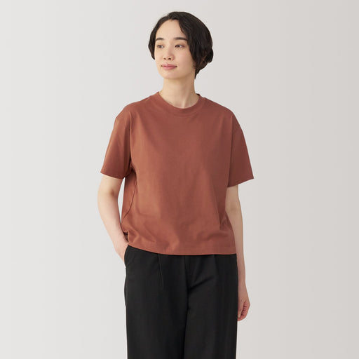 Women's Jersey Crew Neck Short Sleeve T-Shirt MUJI