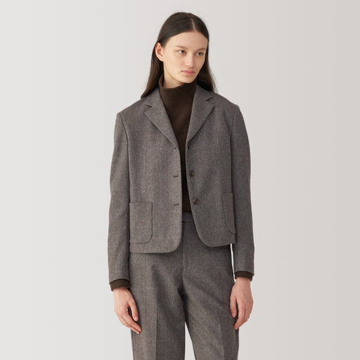 Labo Women's Wool Blend Jacket MUJI