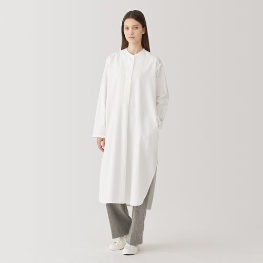 Labo Women's Brushed Cotton Twill Shirt Dress MUJI