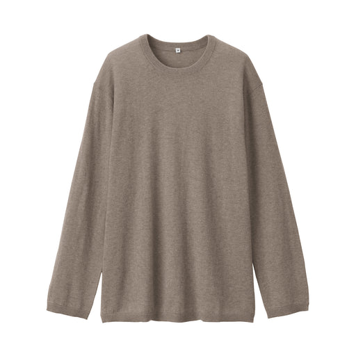 Labo Women's Natural Cashmere Crew Neck Sweater Mocha Brown MUJI