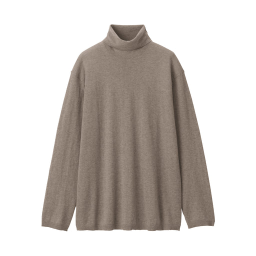 Labo Women's Natural Cashmere Turtleneck Sweater Mocha Brown MUJI