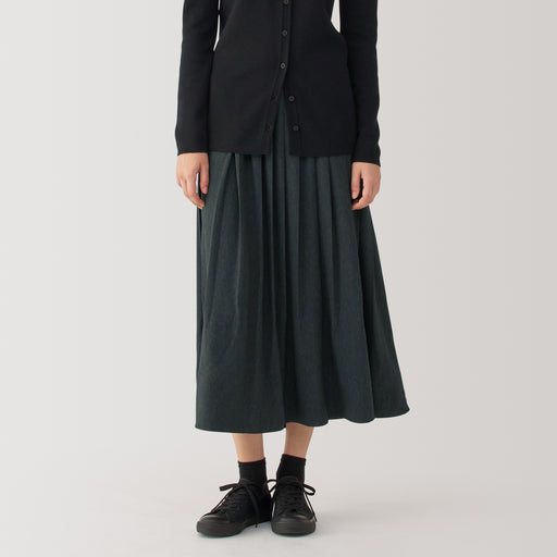 Labo Women's Jersey Pleated Skirt MUJI