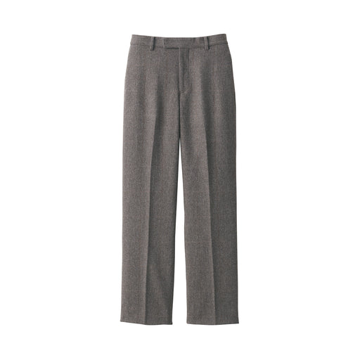 Labo Women's Wool Blend Straight Pants Brown MUJI