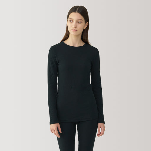 Labo Women's Cotton Cashmere Crew Neck T-Shirt MUJI