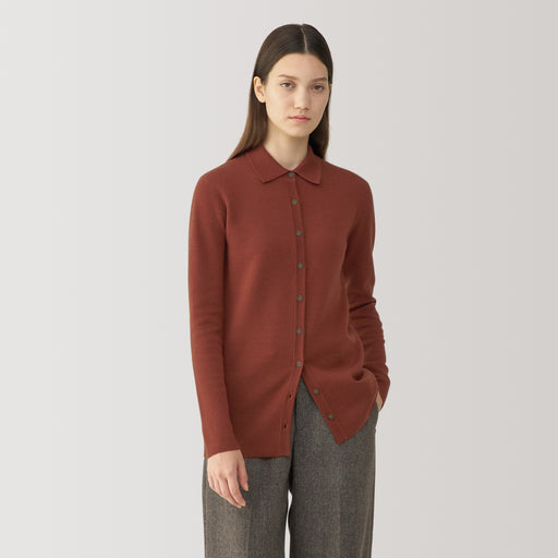 Labo Women's Double Face Knitted Shirt MUJI