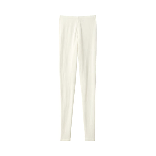 Labo Women's Cotton Cashmere Leggings Off White MUJI