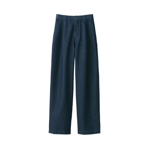 Labo Women's Washi Blend Denim Pants Dark Navy MUJI