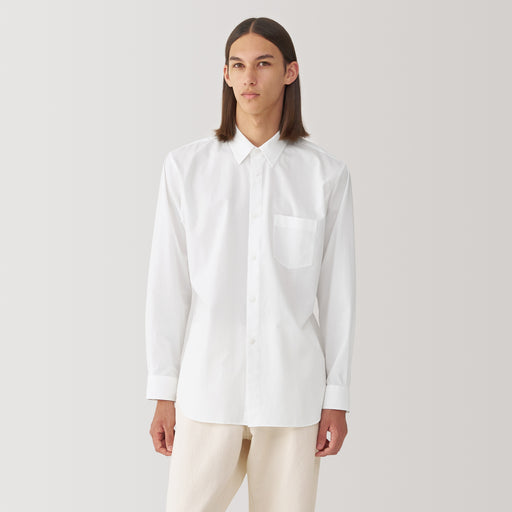 Labo Men's Poplin Regular Collar Shirt MUJI