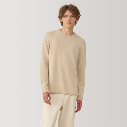 Men's Natural Cashmere Crew Neck Sweater MUJI